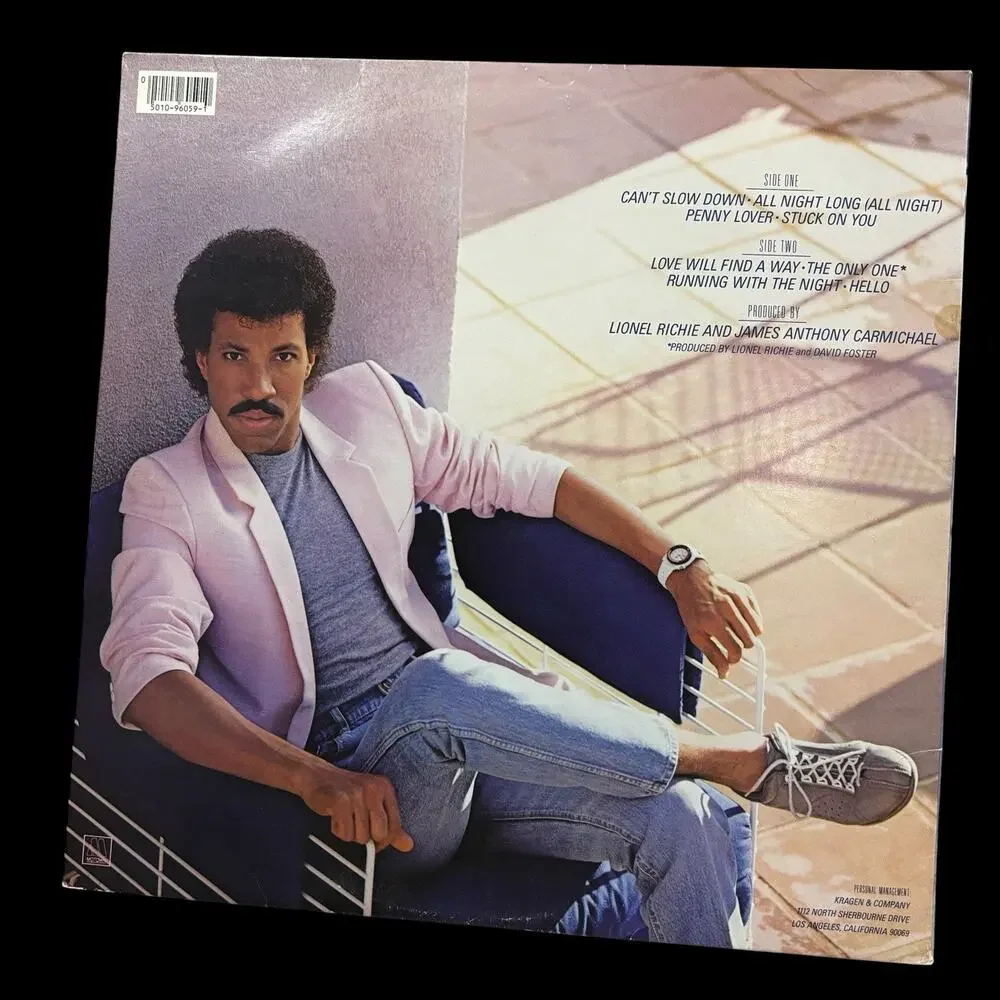 Lionel Richie Can't Slow Down Vinyl LP 1983 Motown 6059ML Gatefold - Picture 2 of 7